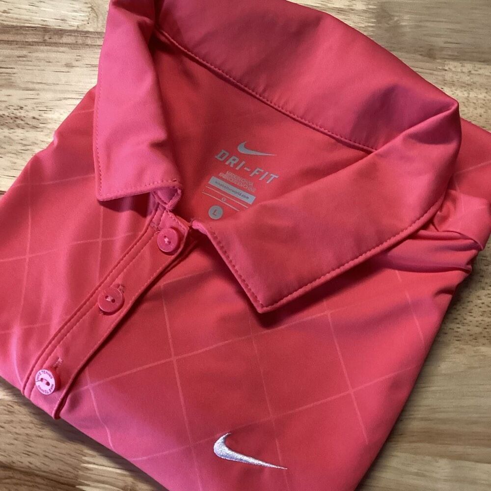 Ladies Nike Sleeveless Polo- Golf, Tennis, Pickleball - Large-Pink‎